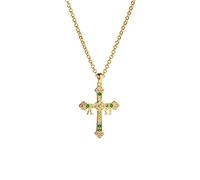 Cuz de Asturias Pendant Sterling Silver and Zirconia. Victory Cross became the Heraldic Emblem of the Principality of Asturias, Silver