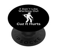 Cuz Everything Hurts Fitness Humor Gym Enthusiasts PopSockets Adhesive PopGrip