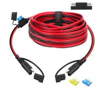 CUZEC 16FT/4.9m 16AWG SAE to SAE Extension Cable Quick Disconnect Wire Harness SAE Connector/SAE to SAE Heavy Duty Extension Cable (CU10390B)