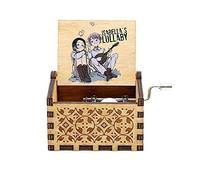 Cuzit Engraved Hand Crank The Promised Music Box Neverland Isabella Wooden Tiny Musical Box