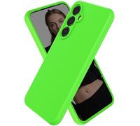 CUZMIGO for Samsung Galaxy A35 5G Phone Case, Soft Silicone Slim-fit Phone Cover with Camera Protection, Anti-Scratch & Cute Colors, Neon Green