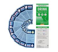 Cuzobro 10 Strips - 10 Tests. Test Your Drink or Beverage. Escape Drink Spiking. Detect GHB or KETA in Seconds - Portable Personal Safety Kit for Bars, Clubs, and Parties.