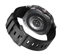 CUZOW Compatible with Samsung Galaxy Watch Ultra Bands 47mm, Rugged Nylon Band for Galaxy Watch Ultra 47mm(2024), Adjustable Smartwatch Replacement band for Men, Black