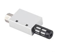 CV-10HS Pneumatic Vacuum Generator with Silencer, Aluminum Alloy Ejector for Exhaust Systems, 27 L/min Suction Rate, Rp1/8 Thread, 1-6 BAR Working Pressure, -92 kPa Vacuum