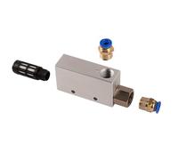 CV-15HS Pneumatic Vacuum Generator with Silencer - High-Speed Aluminum Ejector for Industrial Automation, Robotics & Noise-Sensitive Workspaces