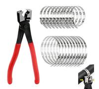 CV Boot Clamp Pliers, Universal CV Boot Clamp Pliers, Automotive Hose Clip Clamping Plier, with Adjustable Boots Clips, for Car Boots Repair Maintenance Tool