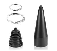 CV Boot Tool, Universal Robust CV Joint with 2 Clamps Split Constant Velocity Gaiter Shaft Boot Kit for Cars (Black)