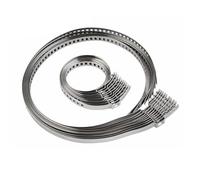 CV Boots 24/10Pcs Stainless Steel Axle CV Joint Boot Crimp Clamp Kit Universal Adjustable Driveshaft 25-50mm 50-120mm Car Drive Shaft Joint Kits(10pcs)