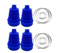 CV Boots,Drive Shaft Joint kit Blue Car Silicone CV Constant-velocity Cover Universal Strong Elasticity Drive Shaft Joint Boot Aging Resistance(B)