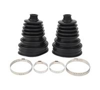 CV Boots, High Temp DurableFront Inner Outer Axle Cv Boot Kit with Tie Rod End andHead Dust Cover, All Balls Race CV Boot Kit for Universal Application