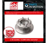 CV Brake Disc Single Solid fits IVECO DAILY Mk2 2.5D Front 89 to 98 001908772