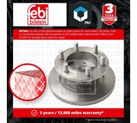 CV Brake Disc Single Solid fits IVECO DAILY Mk2 2.5D Front 89 to 98 001908772