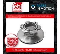 febi bilstein 29169 Brake Disc (1 Brake Disc) rear, internally ventilated