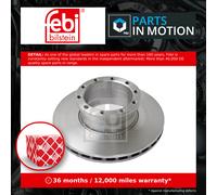 febi bilstein 07314 Brake Disc (1 Brake Disc) front, internally ventilated