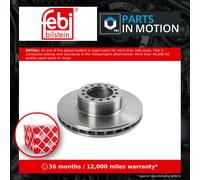 Febi 104287 Brake Disc Fits Iveco 2995894 2996708