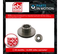 CV Brake Disc Single Vented Front 29156 Febi 1408670 Genuine Quality Guaranteed