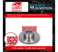 CV Brake Disc Single Vented Front 35345 Febi 81508030042 81508030053 Quality New