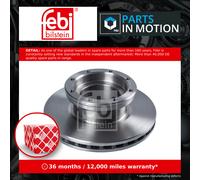 CV Brake Disc Single Vented Rear 104291 Febi A9704231112 A9704231412 9704231112