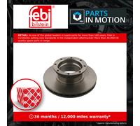 Febi Bilstein Brake Disc 10935 - Rear Vented - Fits Mercedes-Benz Atego