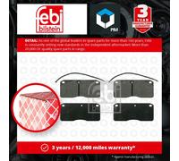 CV Brake Pads 16572 Febi 276147 29039 29302 Genuine Top Quality Guaranteed New