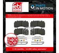 FEBI BILSTEIN 16610 Brake pad set