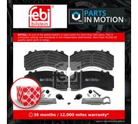 FEBI BILSTEIN 16997 Brake pad set