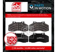 Brake Pad Set 16566 by Febi Bilstein Front/Rear Axle - Single set