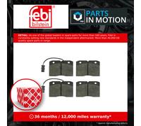 Febi Bilstein 16337 Disc Brake Brake Pad Set Fits Iveco Daily (12931117) '78-'99