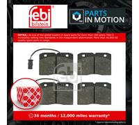 Febi Bilstein 16337 Disc Brake Brake Pad Set Fits Iveco Daily (12931117) '78-'99