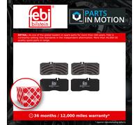 CV Brake Pads Front 16561 Febi 81508046028 81508205011 81508206009 29055 Quality