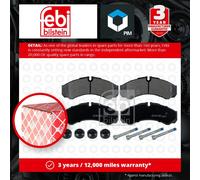 CV Brake Pads Front 16705 Febi 002991668 002994086 002995631 002996091 02994086