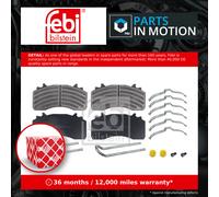 FEBI BILSTEIN 16968 Brake pad set