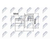 NTY NPZ-FR-031 Joint kit, drive shaft