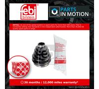 CV Joint Boot fits VOLVO C30 533 1.6D Front Left Outer 06 to 12 D4164T C.V. Febi