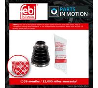CV Joint Boot Front Inner, Left 172817 Febi C.V. Driveshaft Gaiter 5C0498201 New