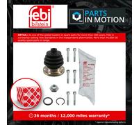 Drive shaft CV joint boot Front Axle Rubber 03658 FEBI BILSTEIN for AUDI VW