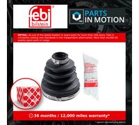 CV Joint Boot Front Inner, Left 173223 Febi C.V. Driveshaft Gaiter 31608618547