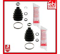 CV Joint Boot x2 29609 Febi CV Driveshaft Gaiter 1K0498203 6C0498203 6Q0498203A
