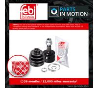 CV Joint fits FIAT PANDA VAN 169 1.2 Front Outer 2010 on 169A4.000 C.V. 46308000