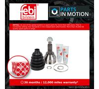 CV Joint fits FORD TRANSIT CUSTOM V362 TDCi 2.2D Front Outer 12 to 15 C.V. Febi