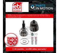 CV Joint fits RENAULT TRAFIC Mk2 2.5D Front Outer 2001 on C.V. Driveshaft Febi