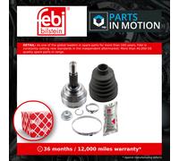 CV Joint Front Outer 185750 Febi C.V. Driveshaft 391018401R 391018401RSK1 New