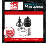 CV Joint Front Outer 185768 Febi C.V. Driveshaft 6Q0498099G 6Q0498099GSK1 New