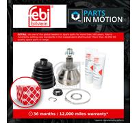 CV Joint Front Outer 196601 Febi C.V. Driveshaft 6Q0407311D 6Q0407311DS1 Quality