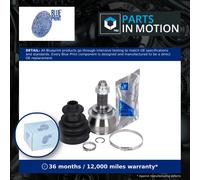 Blue Print ADB118901 CV Joint Kit with axle boots and hub nuts, pack of one