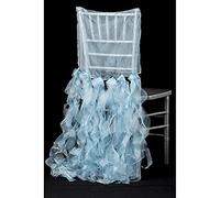 CV Linens Chiavari Chair Back Slip Cover - 38cm | Baby Blue | 1 Pc.