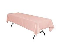 CV Linens Polyester Tablecloth | 1 Piece | Blush/Rose Gold | Rectangular - 1.5 m x 3 m
