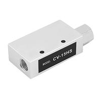 CV15HS Pneumatic Vacuum Generator High Performance Aluminum Alloy Ejector Valve with 1/4 Inch Ports for Industrial Automation Systems and Pneumatic Equipment Silver Color Compact