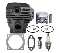 CVAADV 44.7mm Nikasil Plated Cylinder Piston Seal Gaskets Kit Compatible with 026 026pro Ms260 Big Bore Chainsaw Top End Replacement Parts