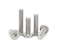CVAADV 5/50pcs 304 Stainless Steel CM Six-Lobe Torx Ultra Thin Super Low Flat Wafer Head Screw Bolt M1.6 M2 .5 M3 M4 M5 M6 M8(5mm,50pcs M1.6)